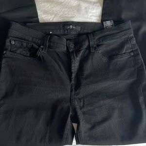7 for all mankind black jeans